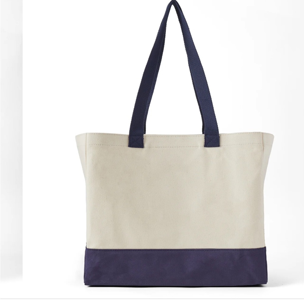 Life is Good Floral Canvas Tote Bag - Picture 4 of 6